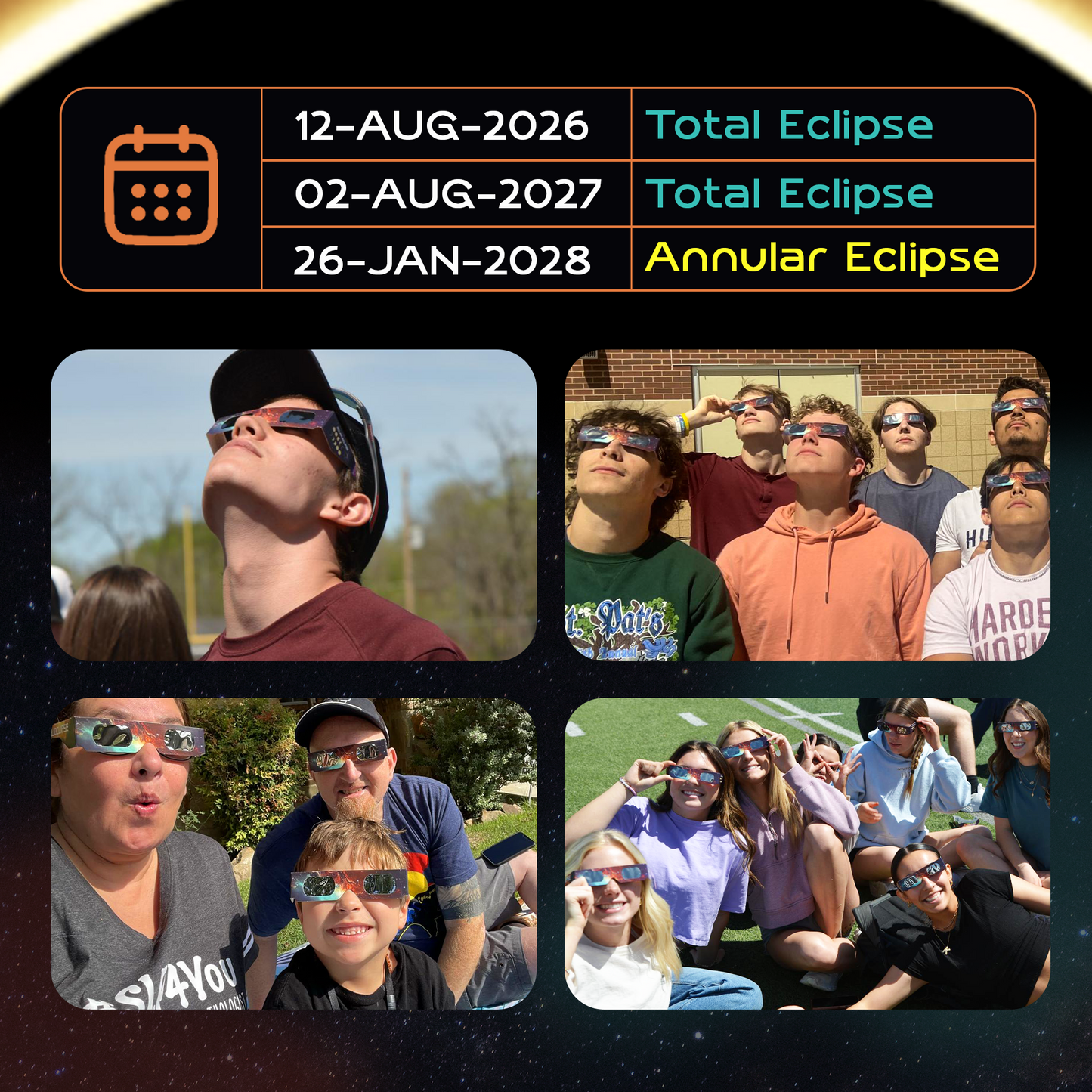 Solar Eclipse Glasses